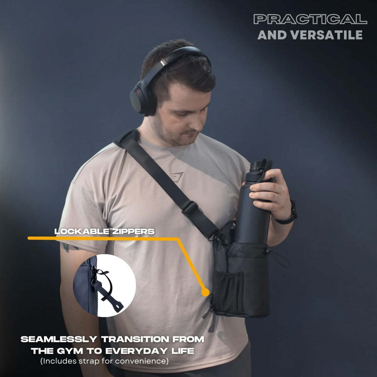 Magnetic Bottle Bag Sling Bag