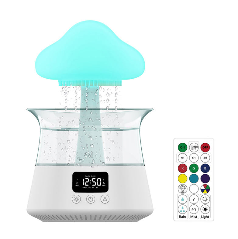 Sleep Aid Aromatherapy Diffuser Humidifier Digital Display Alarm Clock