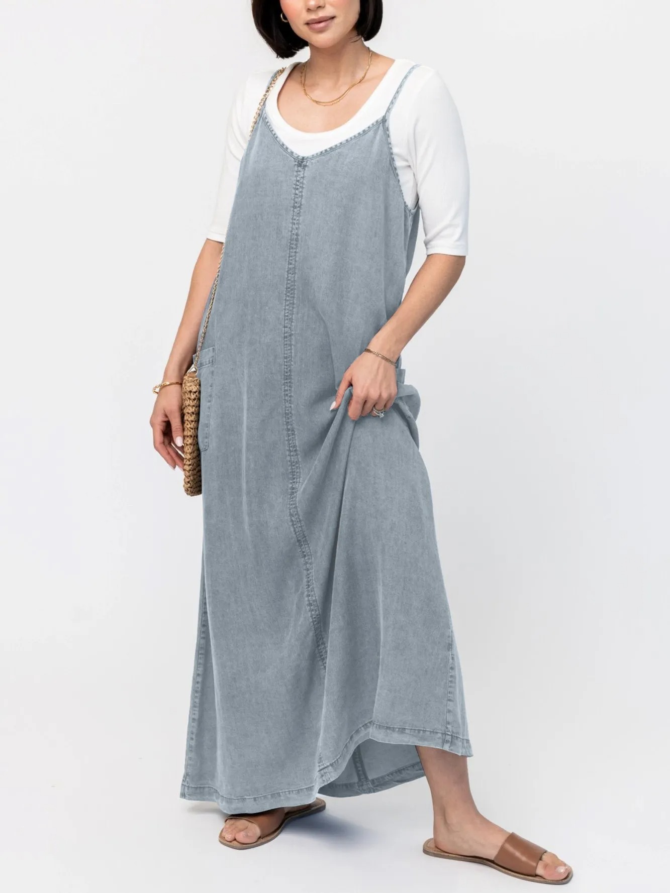 Ladies' Tank Top Washable Loose Casual Dress