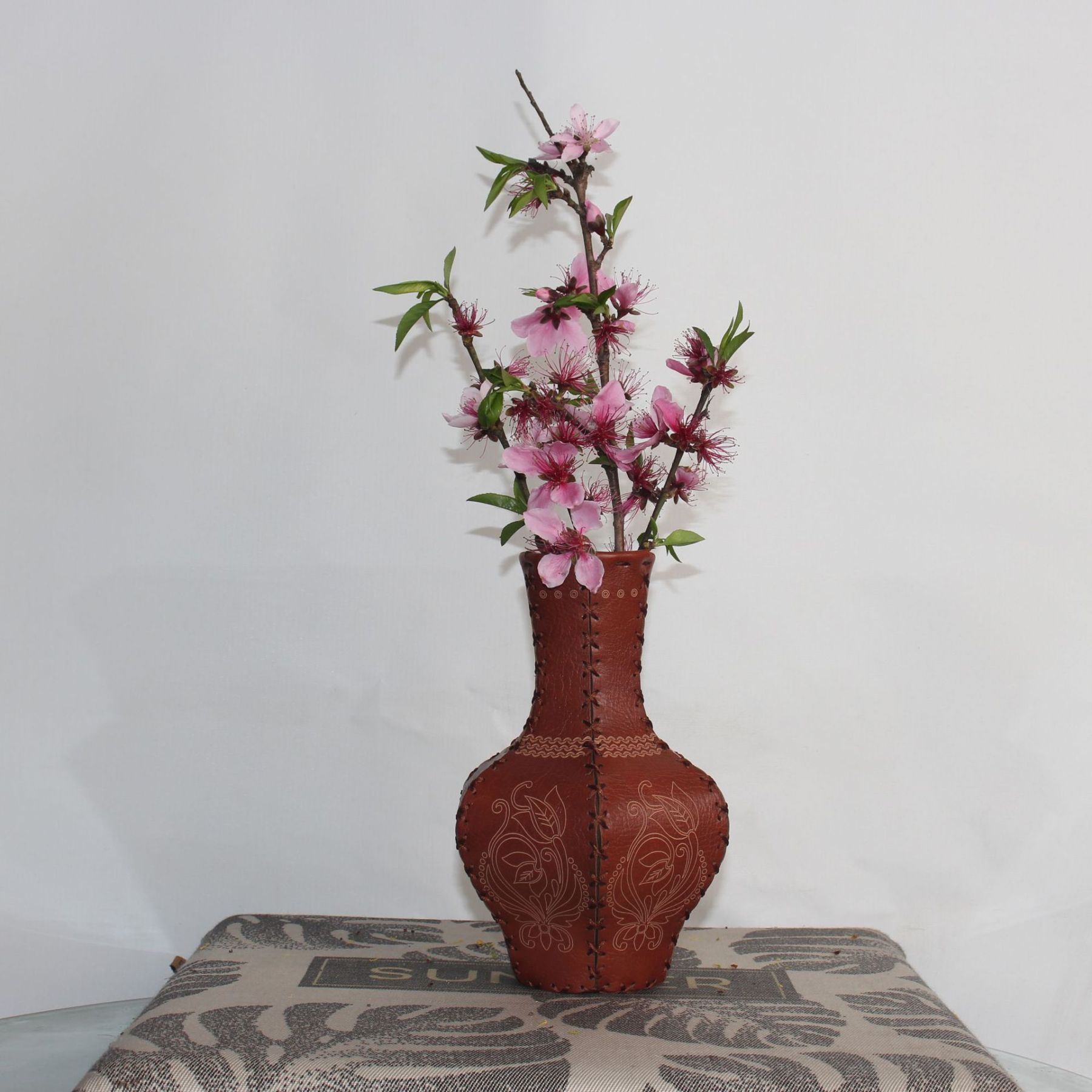 Homedecor Leather Vase