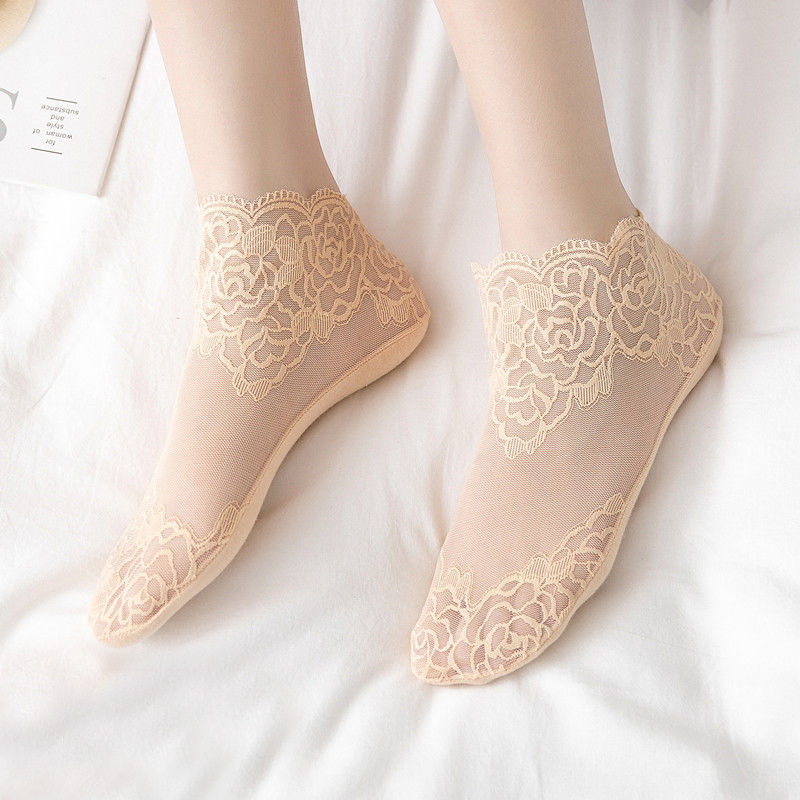 💋 Ladies Fashion Lace Socks