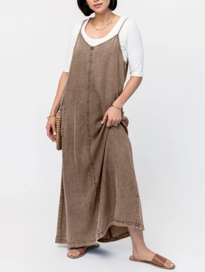 Ladies' Tank Top Washable Loose Casual Dress
