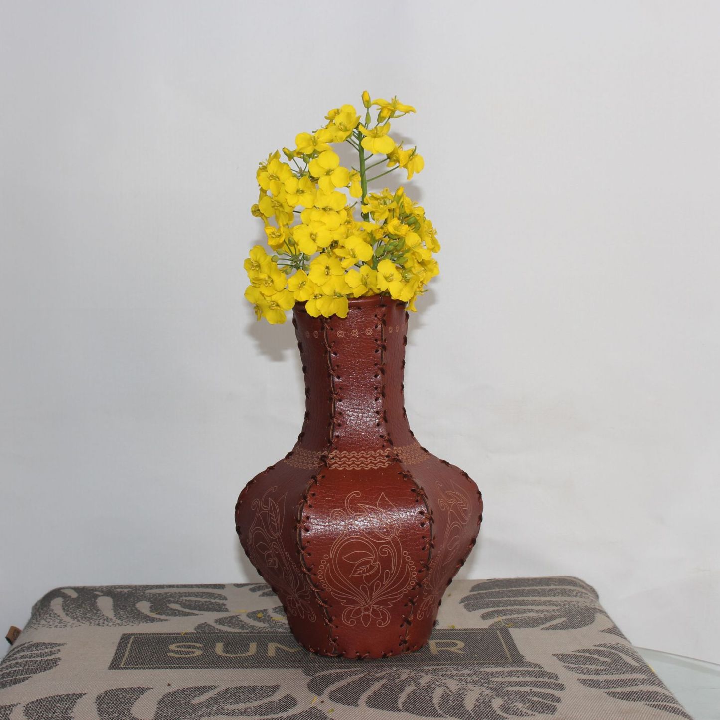Homedecor Leather Vase
