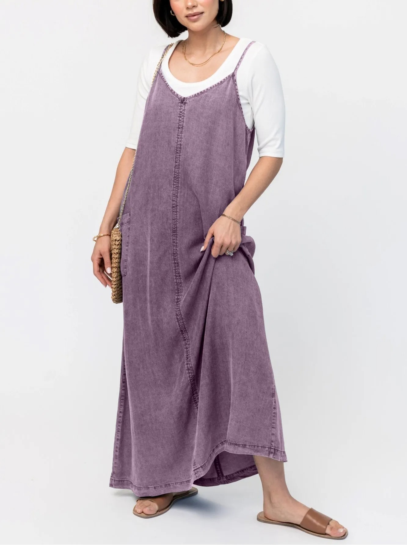 Ladies' Tank Top Washable Loose Casual Dress