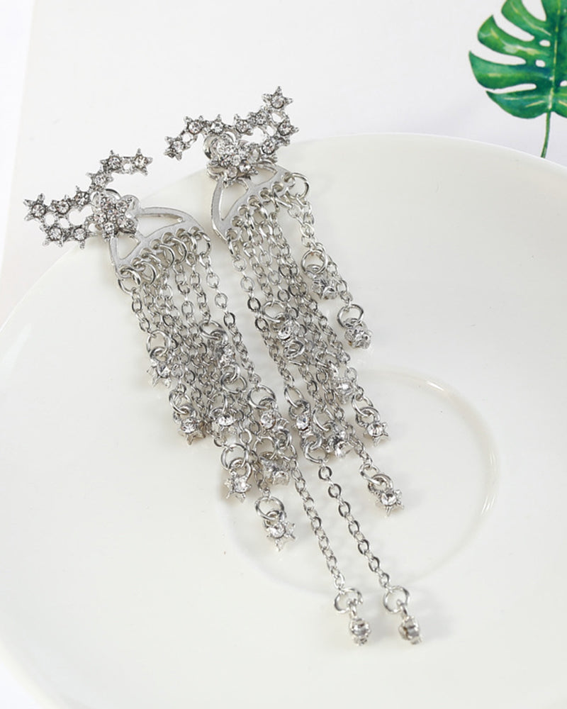 Shining Star Tassel Earrings