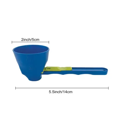 Measuring Spoon with Funnel Scoop