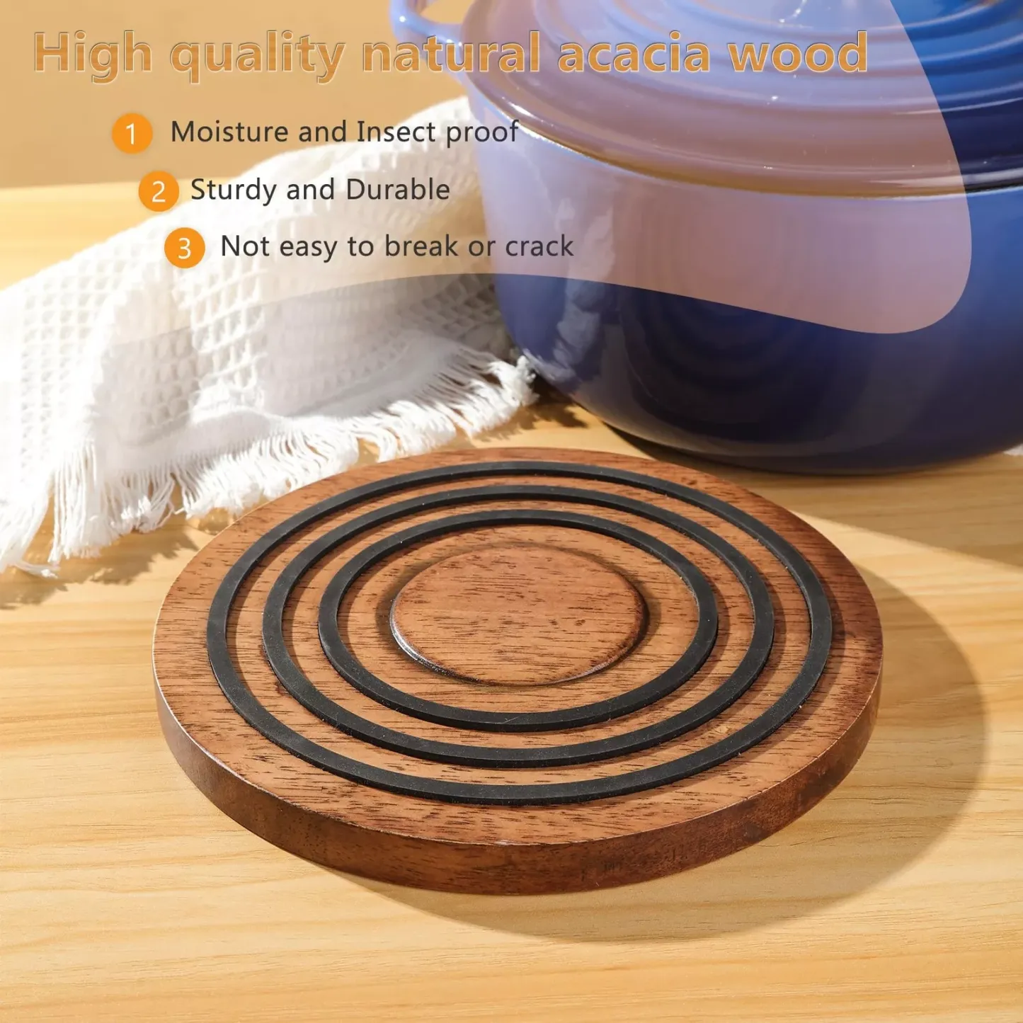 Magnetic Wooden Trivet