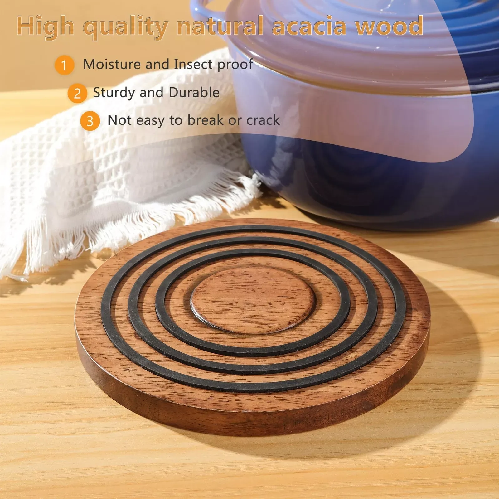 Magnetic Wooden Trivet