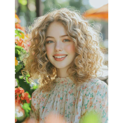 Natural hair topper