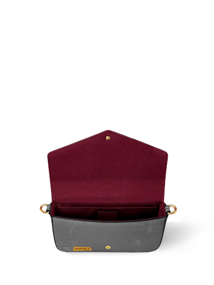 Rise & Slay - "Yenye" Black Envelope Chain Crossbody Bag