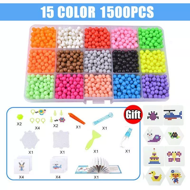 Water Mist Magic Beads: Creative DIY Puzzle Toy Set for Boys and Girls
