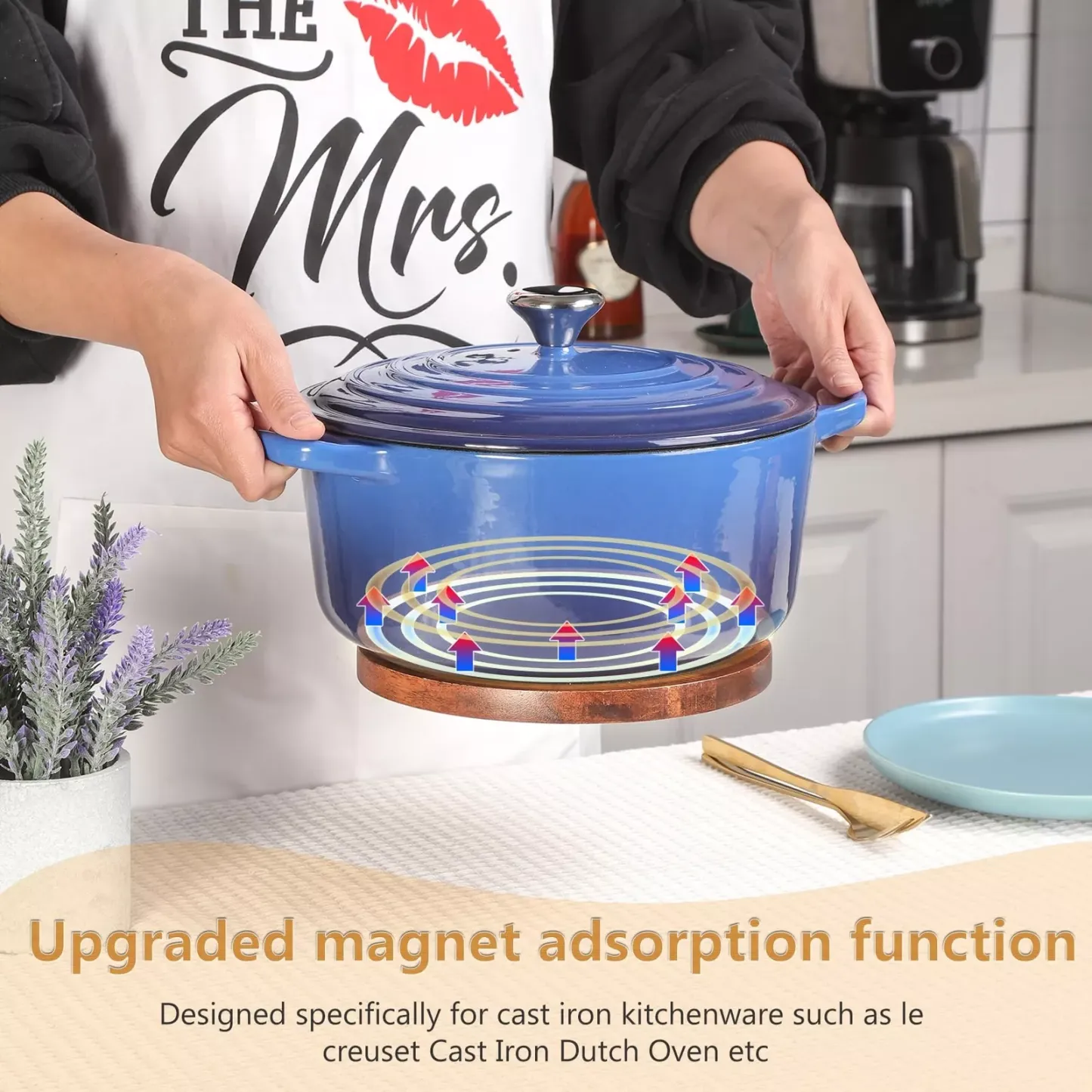 Magnetic Wooden Trivet