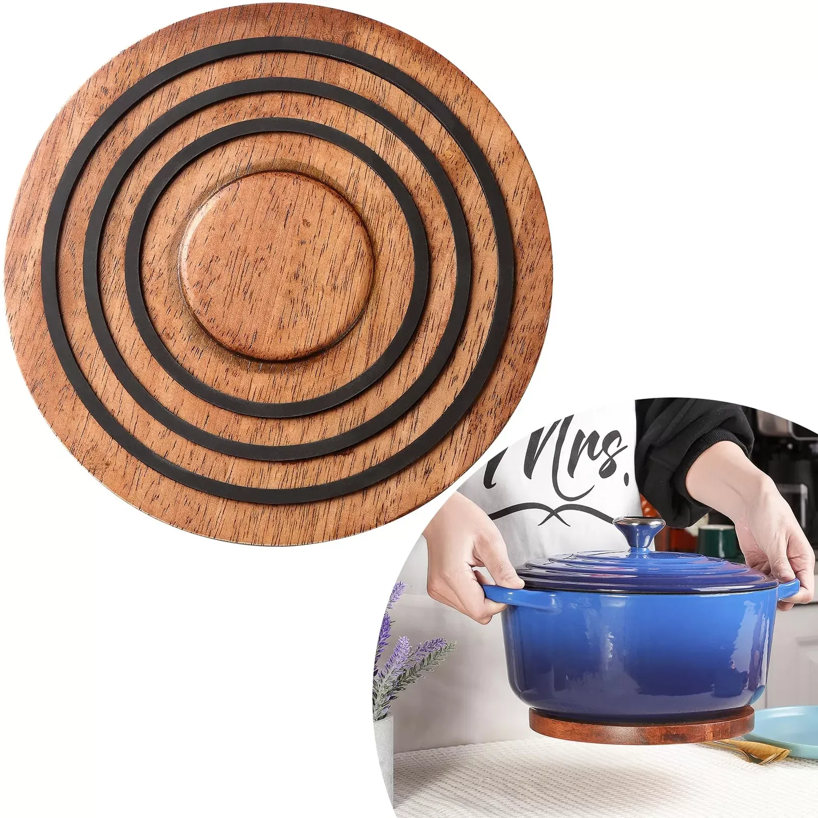 Magnetic Wooden Trivet