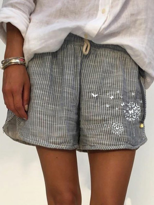 2023 new striped casual shorts