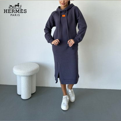 Classic Large Size Long Sweatshirt Hooded Sweatshirt