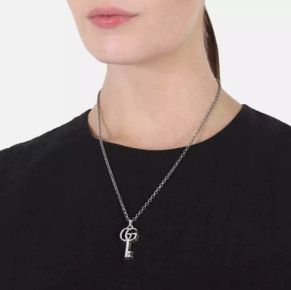 Sterling Silver Marmont Key Necklace 19.5"