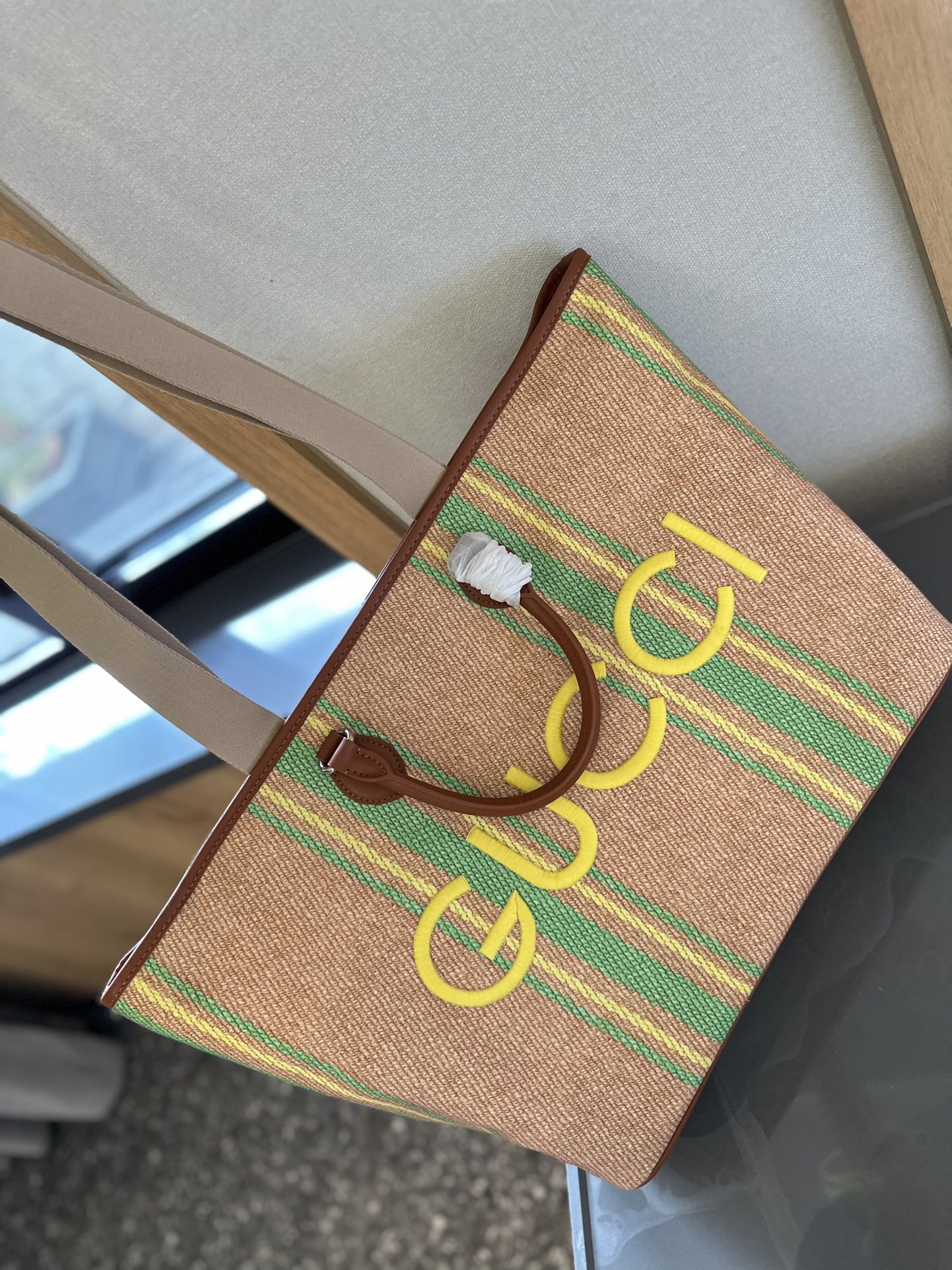 LARGE TOTE BAG WITH EMBROIDERY