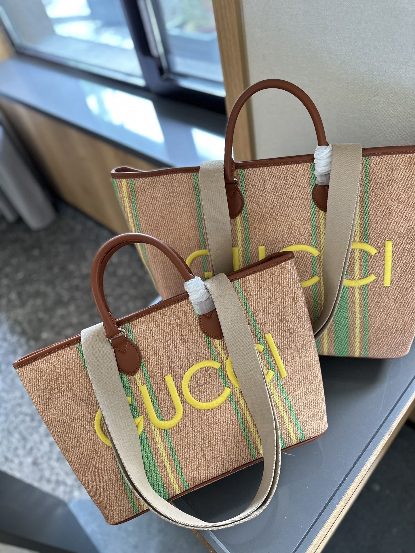 LARGE TOTE BAG WITH EMBROIDERY