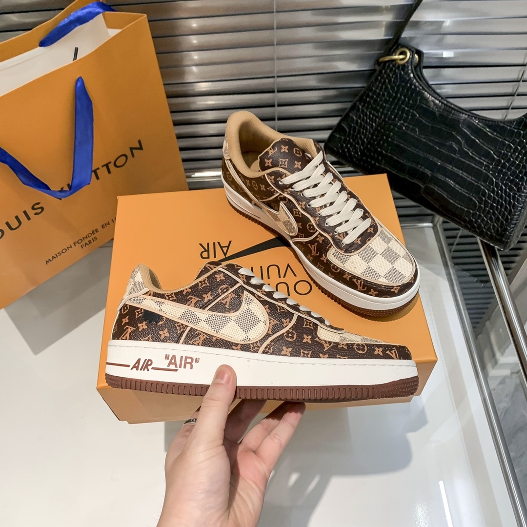 Air Force 1 Low "Virgil Abloh - Coffee" sneakers