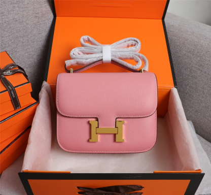 Constance 19/23 bag Pink Epsom Leather