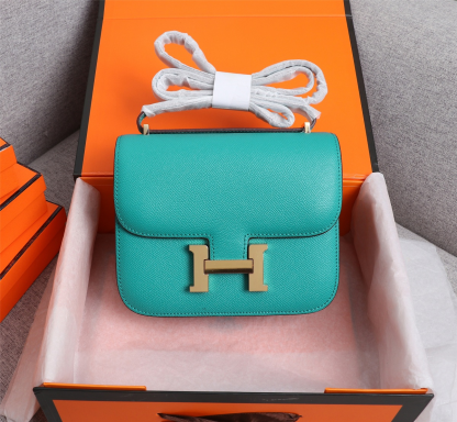 Constance 19/23 bag Cyan Epsom Leather