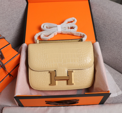 Constance 24 bag crocodile Gold Hardware