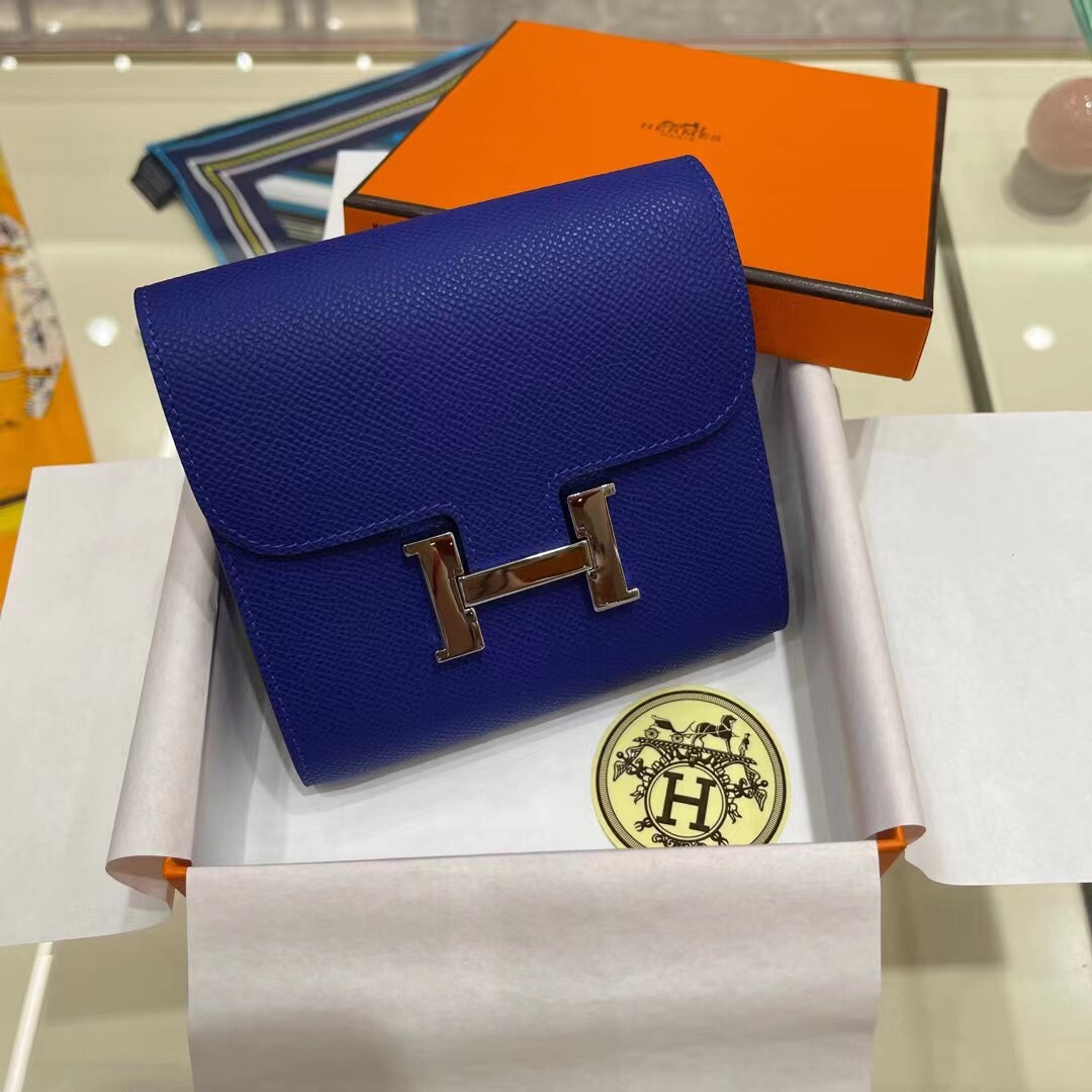 Constance Mini 13 Bag Drak Blue Epsom Leather