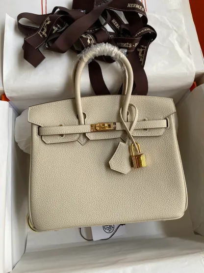 Birkin 25/30/35 Bag Nata Togo Leather