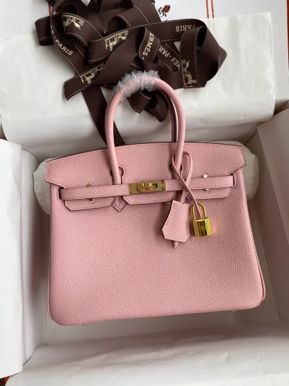 Birkin 25/30/35 Bag Rose Azalée (Lipstick Pink) Togo Leather