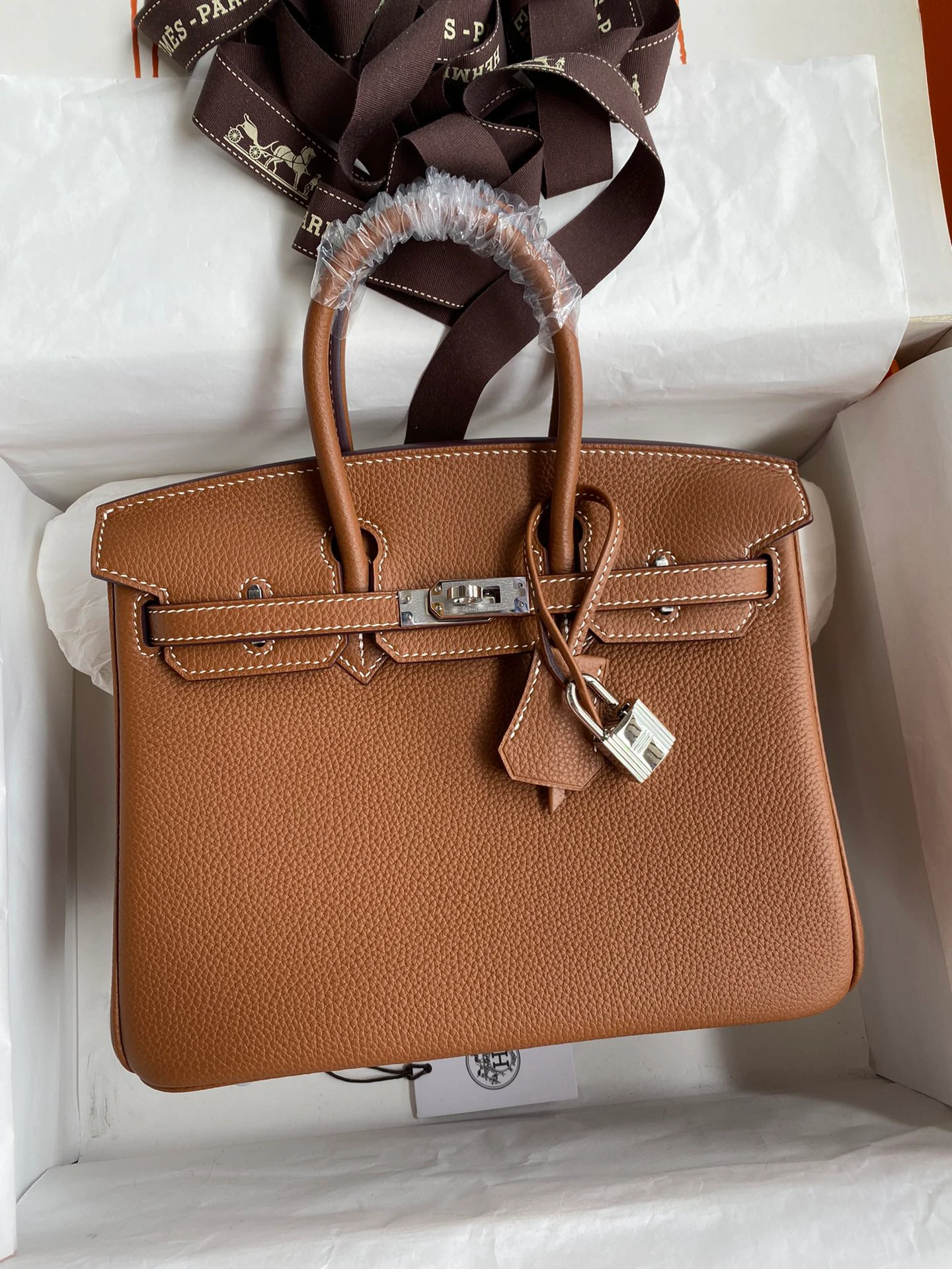 Birkin 25/30/35/40 Bag Gold (Golden‑Brown) Togo Leather