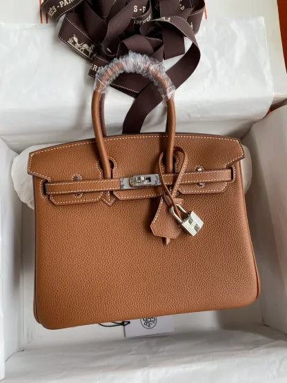 Birkin 25/30/35/40 Bag Gold (Golden‑Brown) Togo Leather