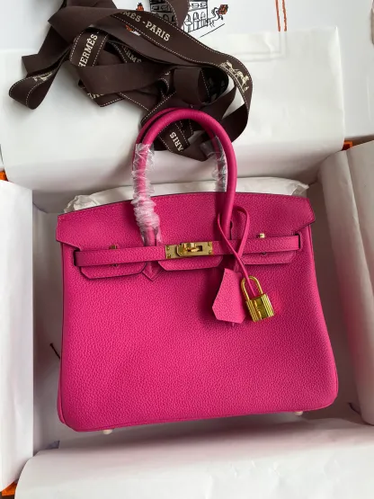 Birkin 25/30/35 Bag Rose Tyrien Togo Leather