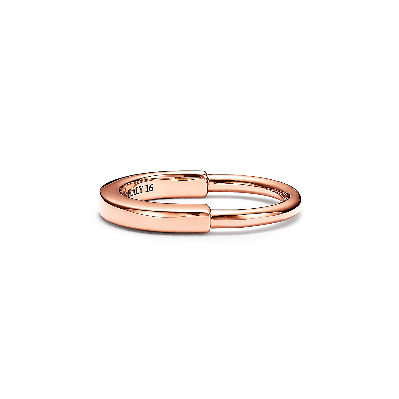 Lock Ring in Rose Gold