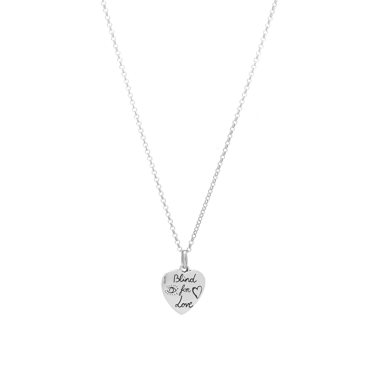 Women's Jewellery Blind For Love Necklace in Silver