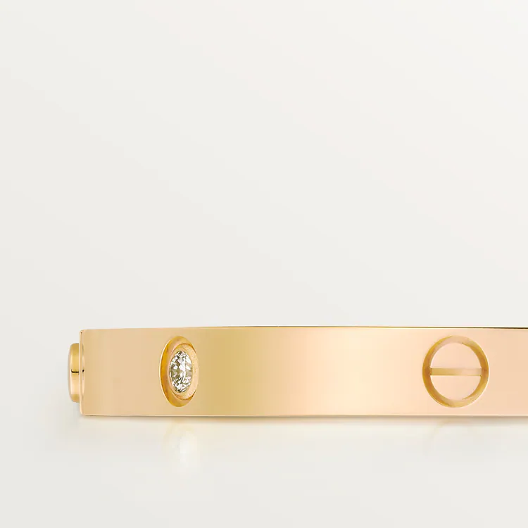 LOVE BRACELET, SMALL MODEL, 6 DIAMONDS