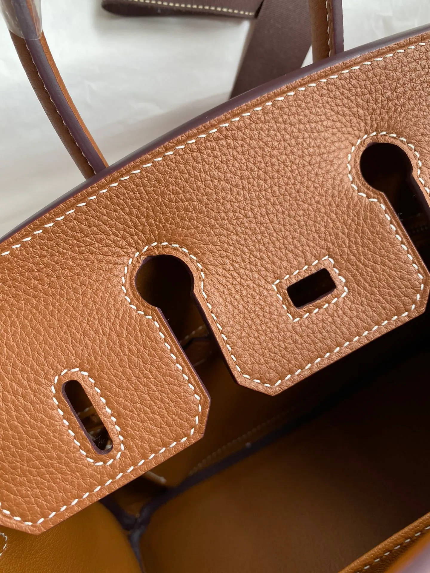 Birkin 25/30/35/40 Bag Gold (Golden‑Brown) Togo Leather