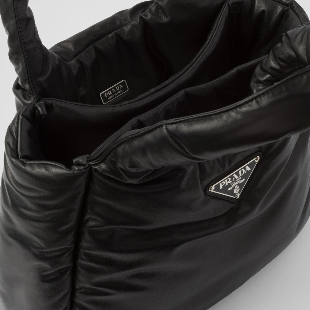 Medium padded  Soft nappa leather bag