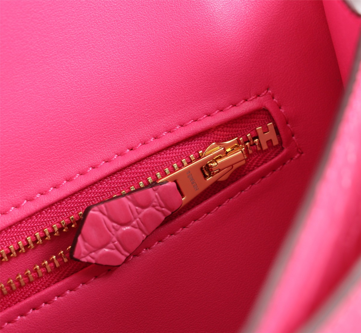 Constance 24 bag crocodile Gold Hardware