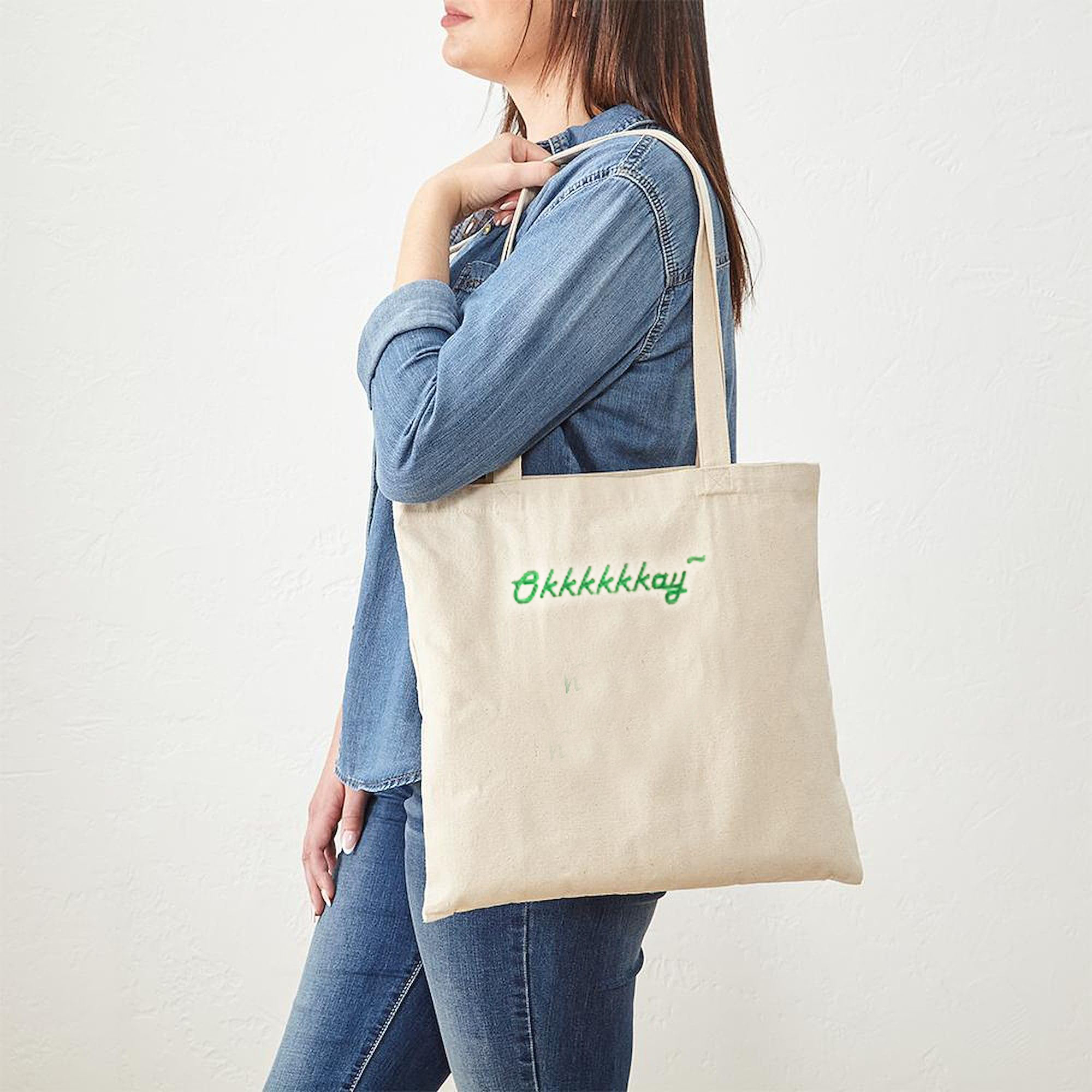 Natural Canvas Tote Bag For Women