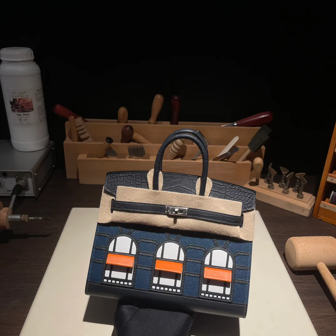 Birkin 20/25 Bag Night Faubourg (Night‑Blue House Limited Edition)