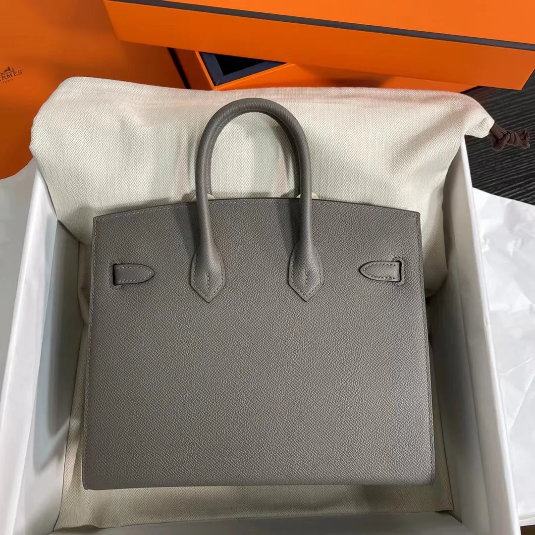 Birkin 25/30/35 Bag Etain (Pewter Grey) Epsom Leather