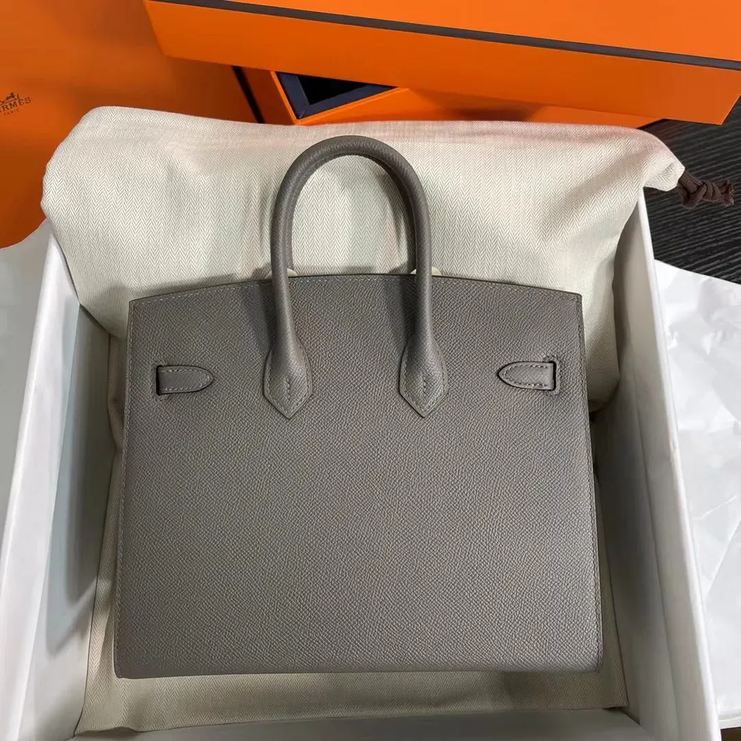 Birkin 25/30/35 Bag Etain (Pewter Grey) Epsom Leather