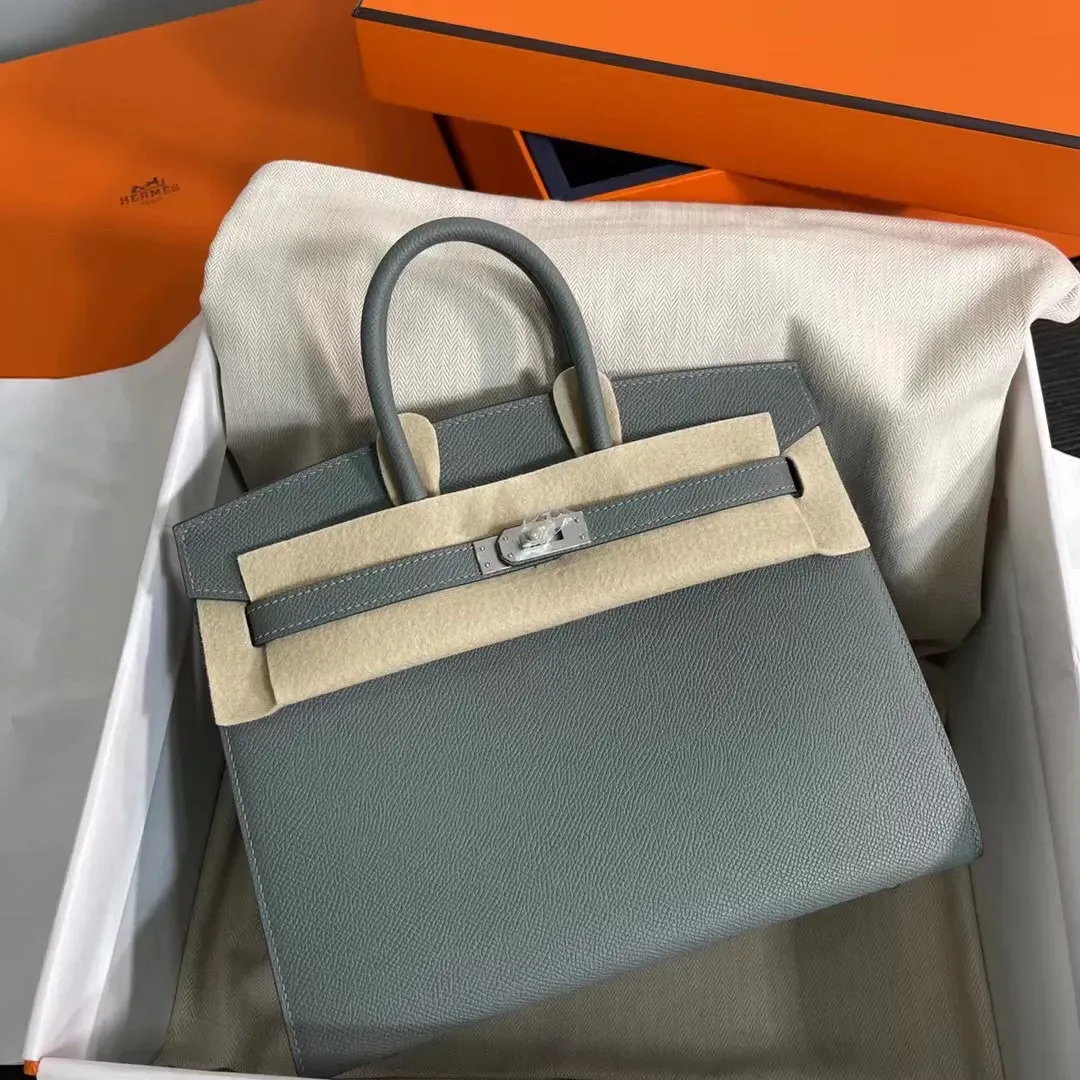 Birkin 25/30/35 Bag Vert Amande (Almond Green) Epsom Leather