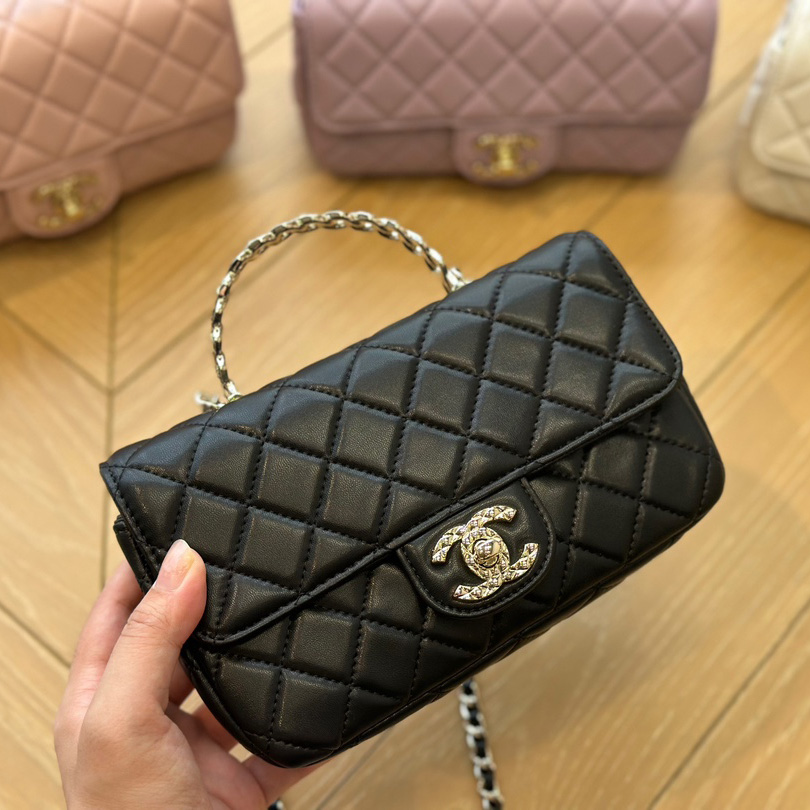 Mini Flap Bag with Top Handle