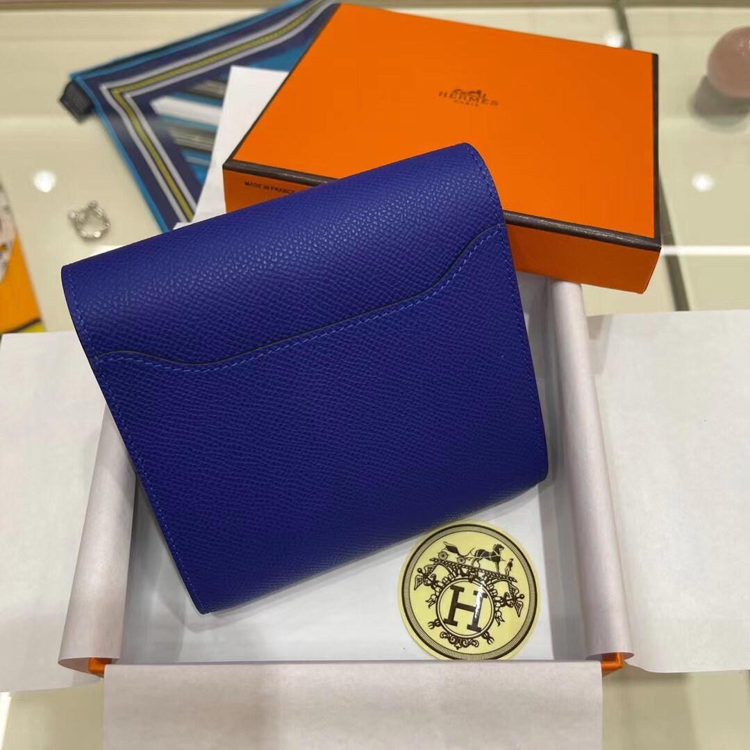 Constance Mini 13 Bag Drak Blue Epsom Leather