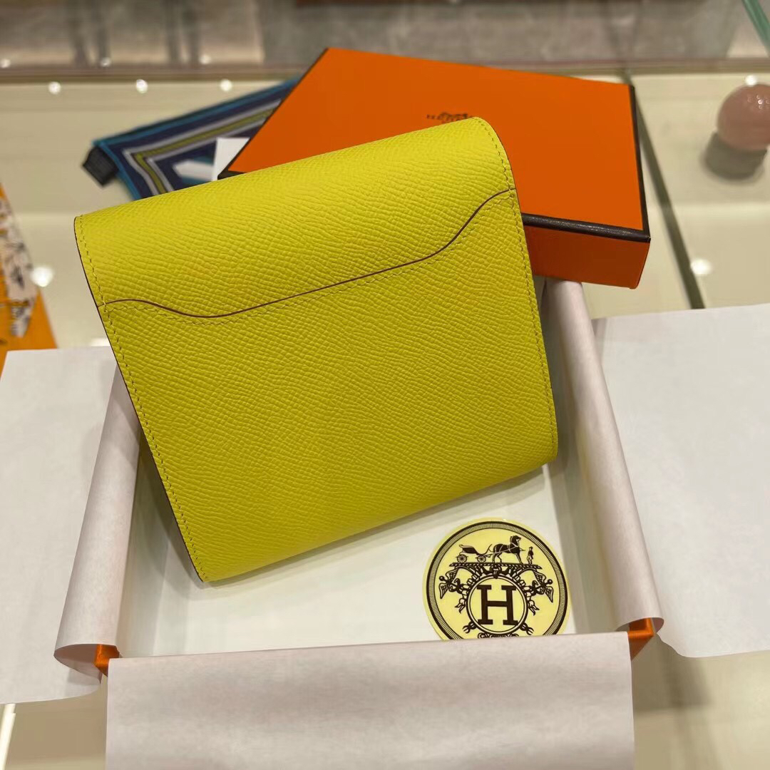Constance Mini 13 Bag Yellow Epsom Leather