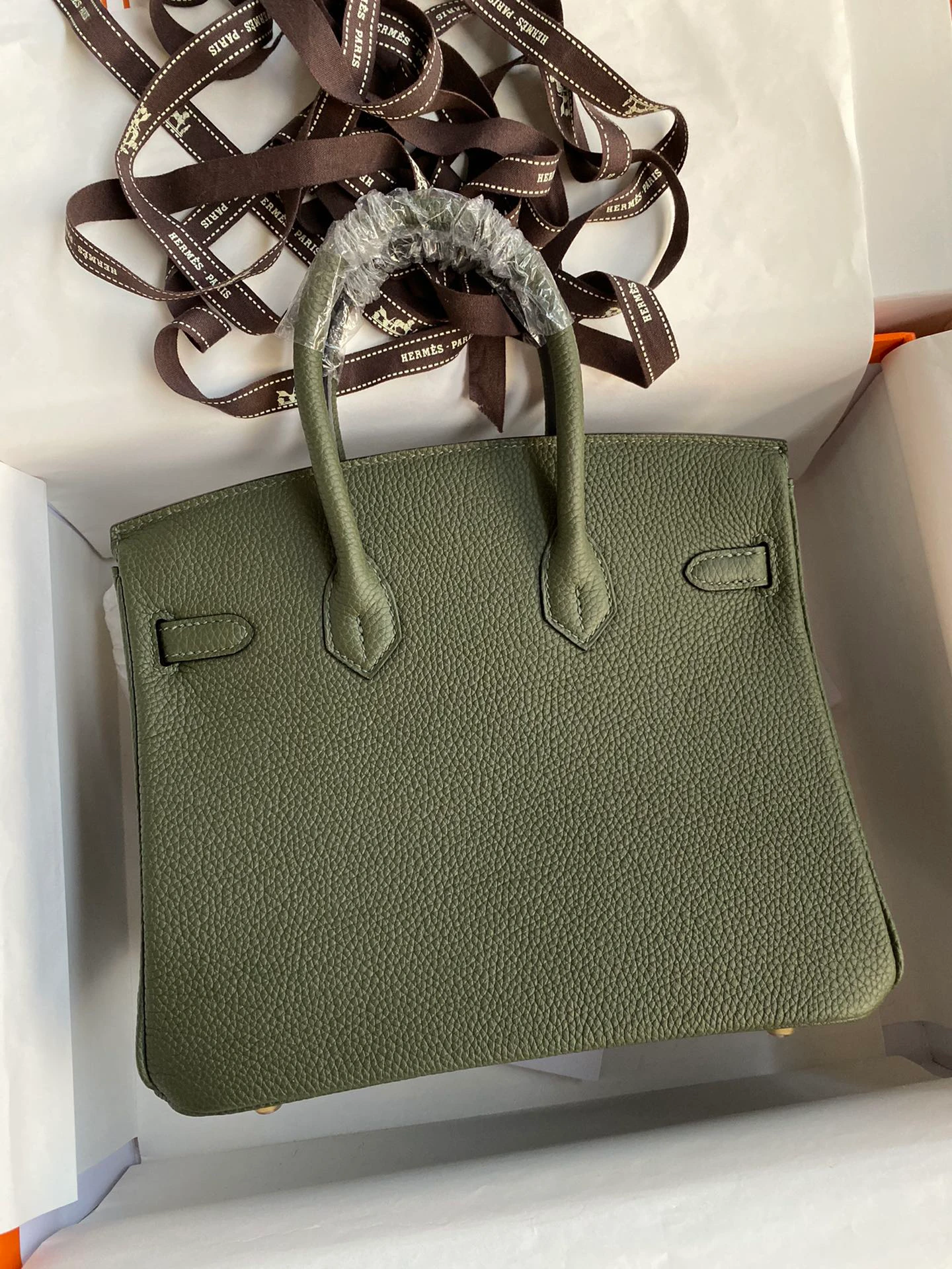 Birkin 25/30/35 Bag Deep Green Togo Leather