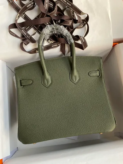 Birkin 25/30/35 Bag Deep Green Togo Leather
