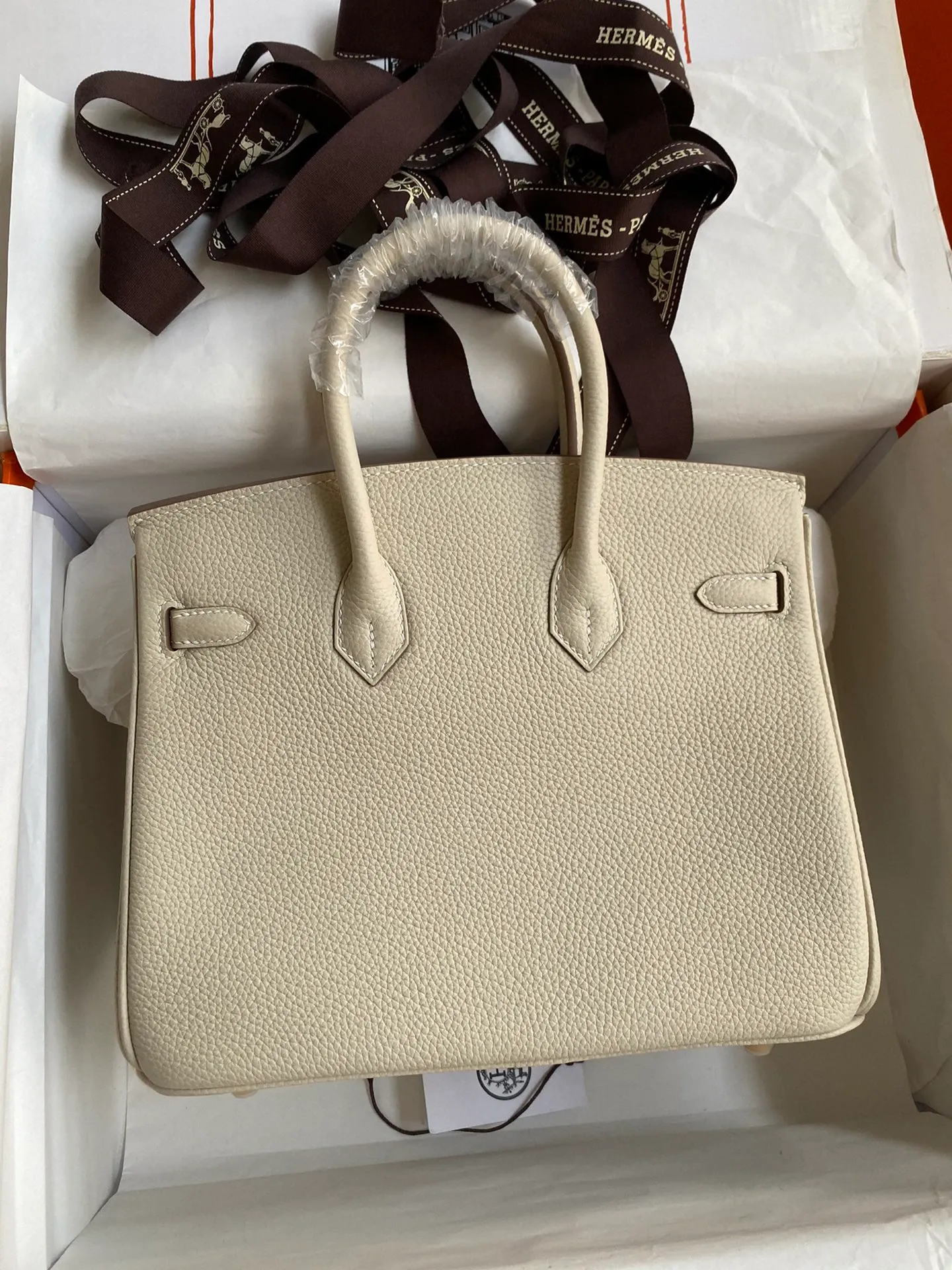 Birkin 25/30/35 Bag Nata Togo Leather