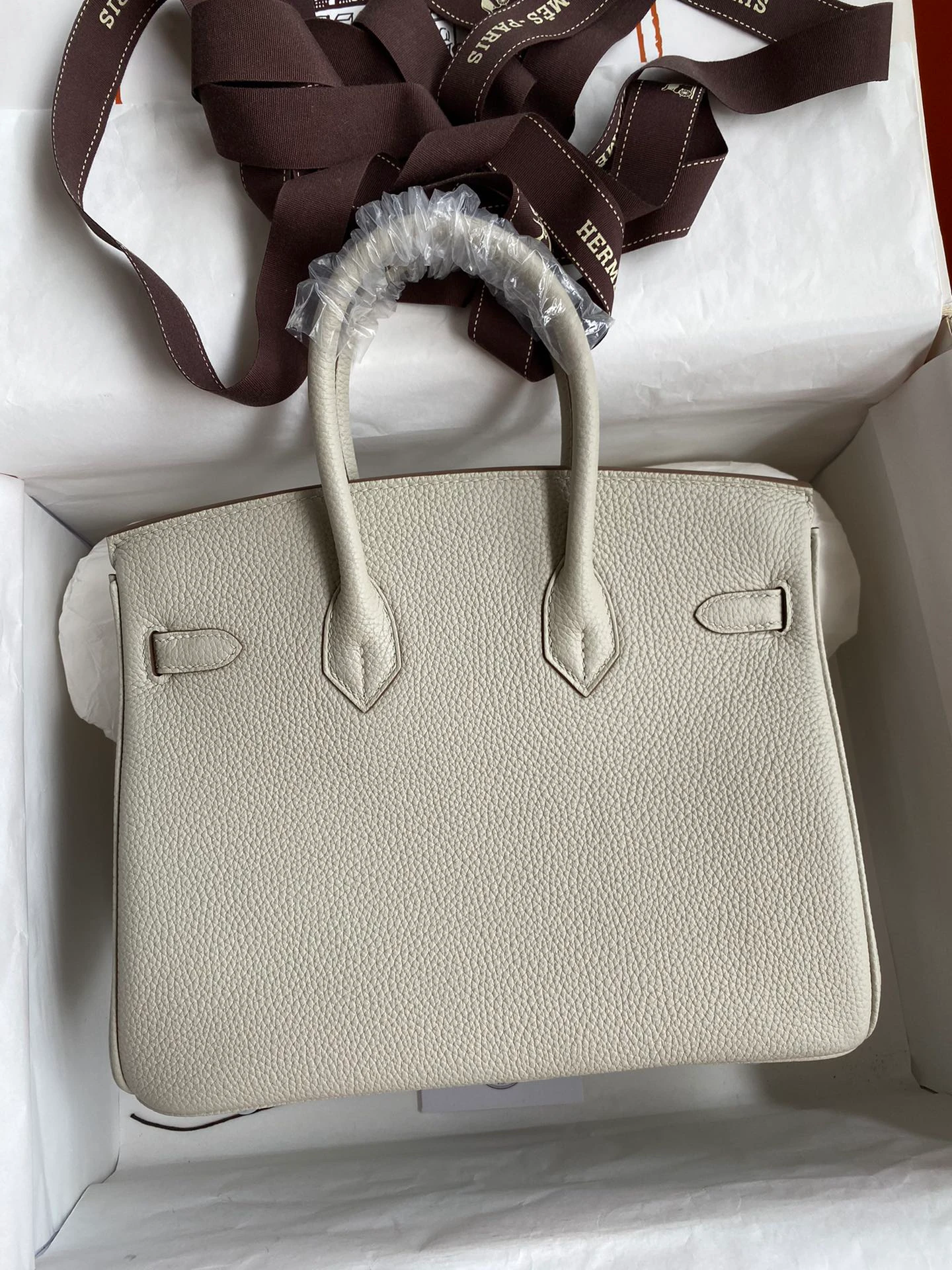 Birkin 25/30/35 Bag Gris Perle (Pearl Grey) Togo Leather